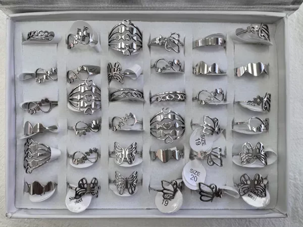 Producto - Anillo acero bco XYH 623C 1 FLA 1/26