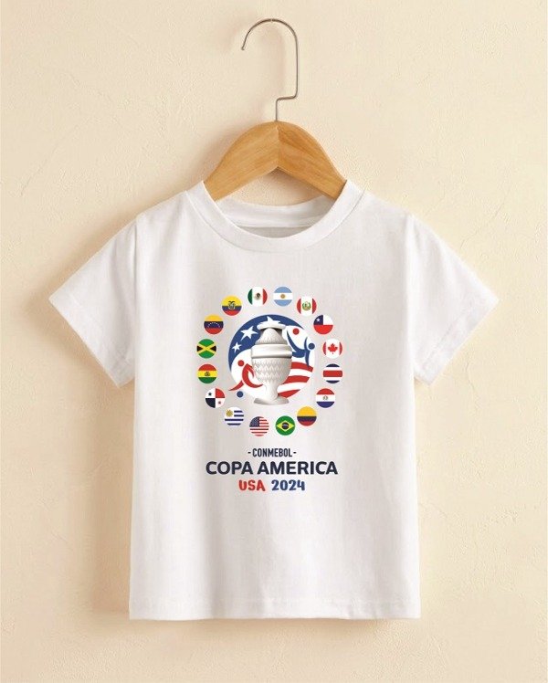 Producto - Remera Algodón Copa América 2024 - Blanca