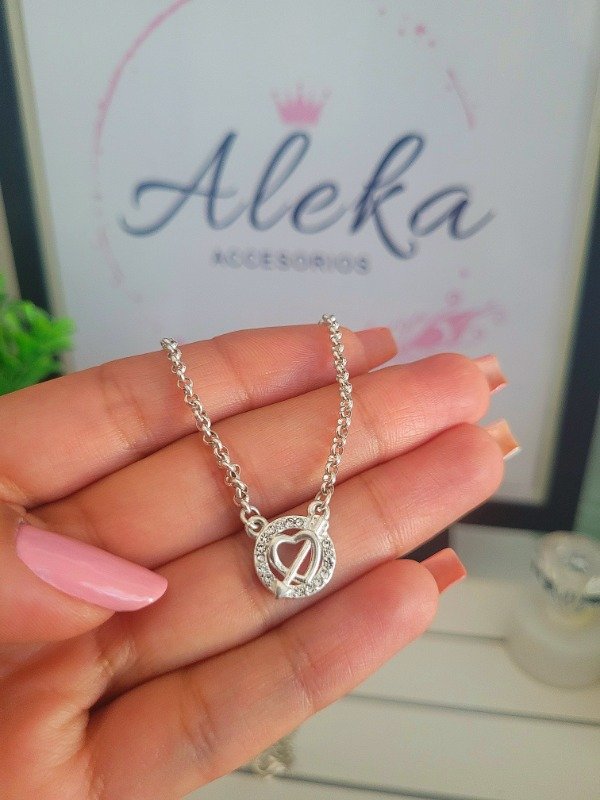 Producto - Collar love de acero blanco