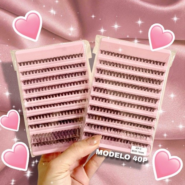 Producto - SET DE PESTAÑAS MODELO 40P X 1 SET