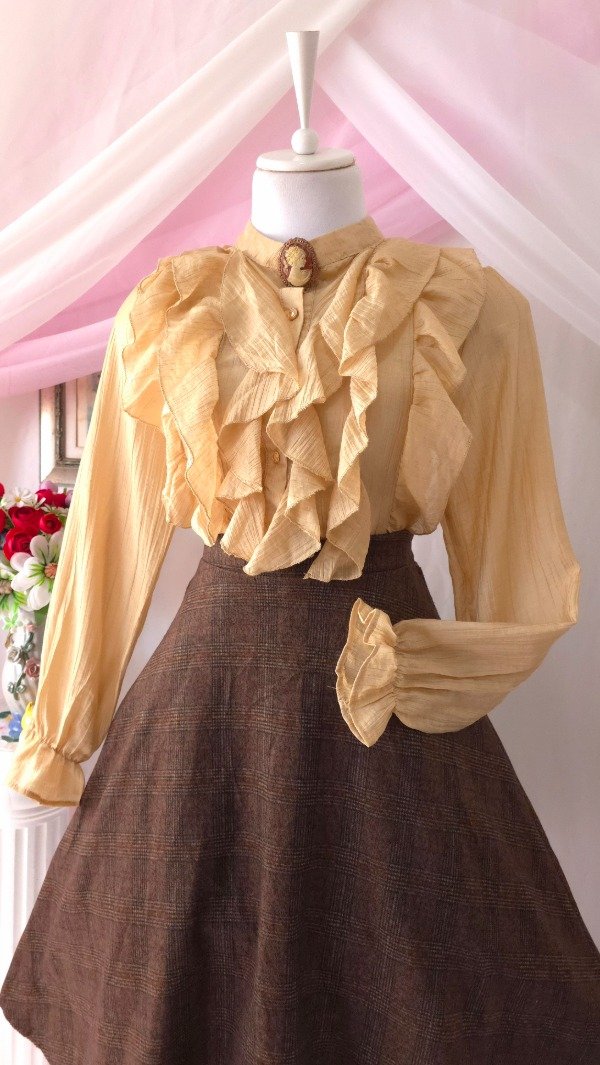 Producto - Camisa Julieta Tostado! IMPORTADA NUEVA