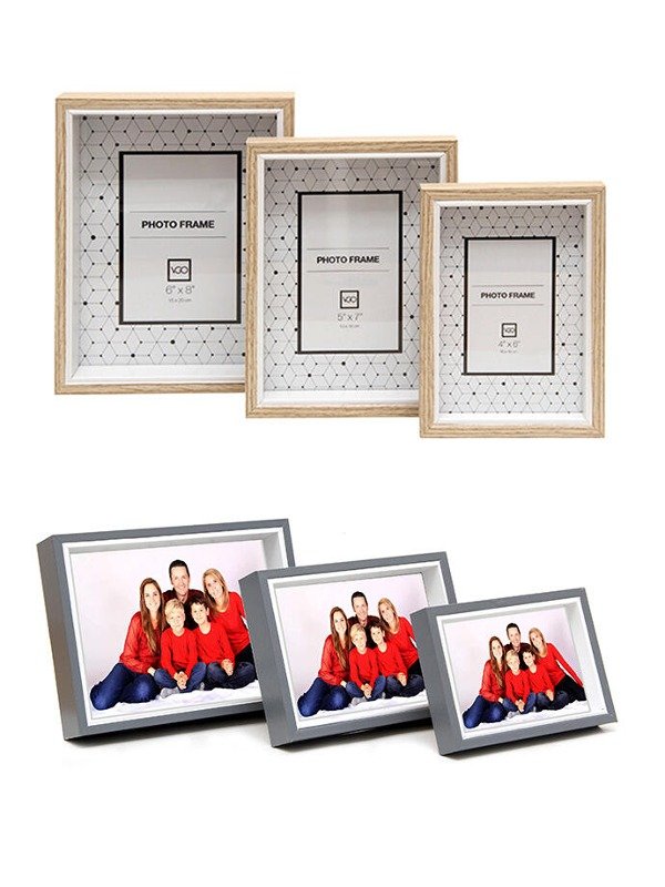 Producto - SETX3 PORTARRETRATOS MADERA BOX SF5329