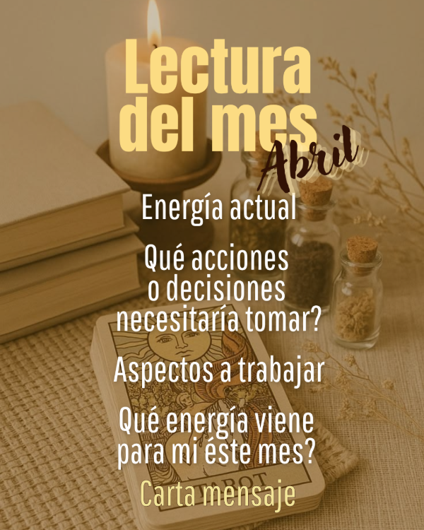 Producto - Lectura del mes - Abril