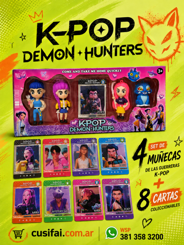 Producto - Guerreras KPOP: 4 muñecas + 8 figuritas - 1