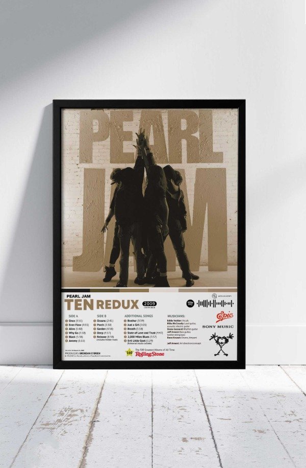 Producto - Cuadro PEARL JAM - Ten Redux