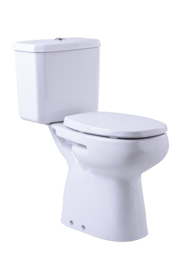 Producto - Kit Inodoro largo de pie con salida vertical para movilidad reducida