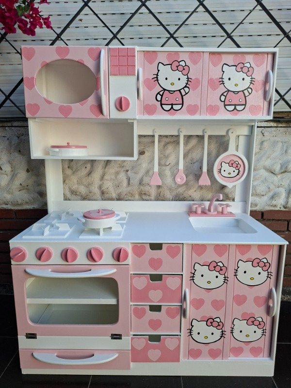 Producto - COCINA GRANDE CON ESTANTE UTENSILIOS Y CACEROLAS