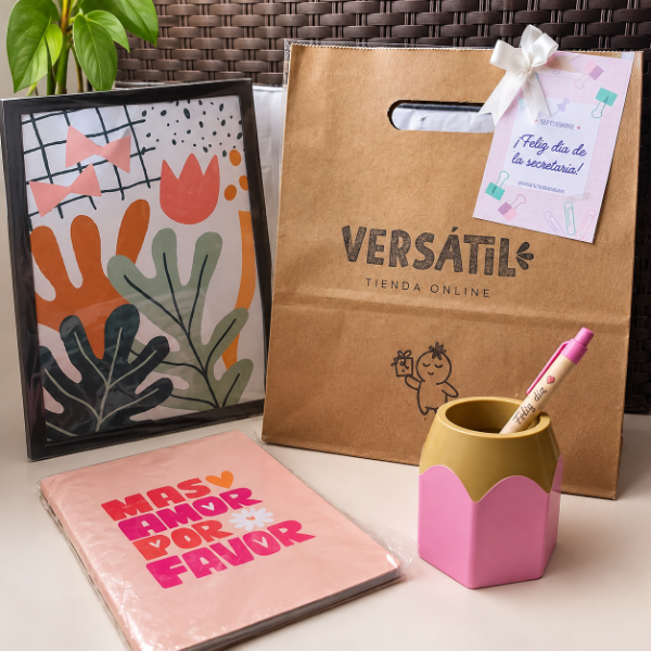 Producto - Combo Regalo Día de la Secretaria Libreta + Deco + Lapicero