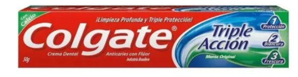 Producto - COLGATE X 50 GR TRIPLE ACCION BLANCURA
