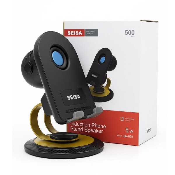 Producto - SOPORTE PARA CELULAR CON PARLANTE +CARGA INALAMBRICA