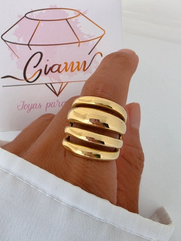 Producto - Anillo Líneas Bold