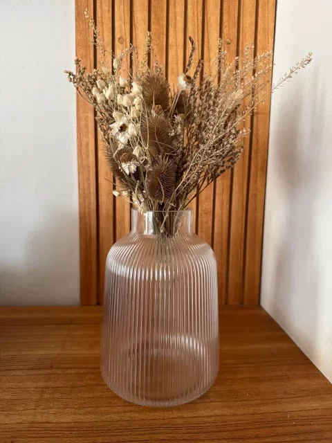 Producto - Florero Rayado 105327 de vidrio 6997