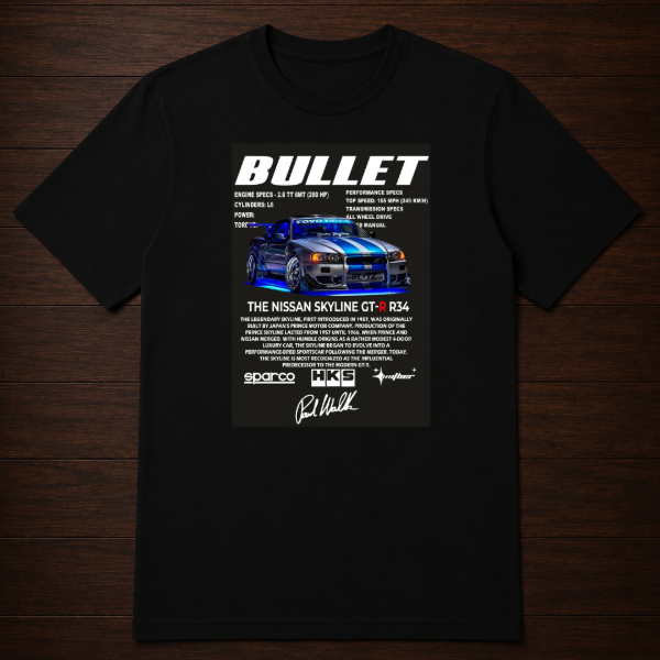 Producto - Remeras - Skyline GT-R R34 1 (Nissan) - 0