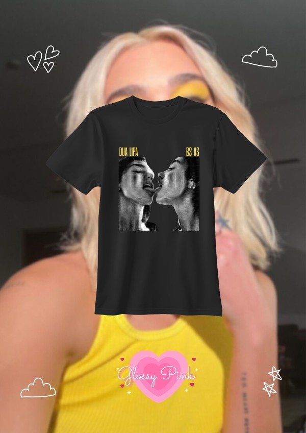 Producto - Remera Dua Lipa River - DTF