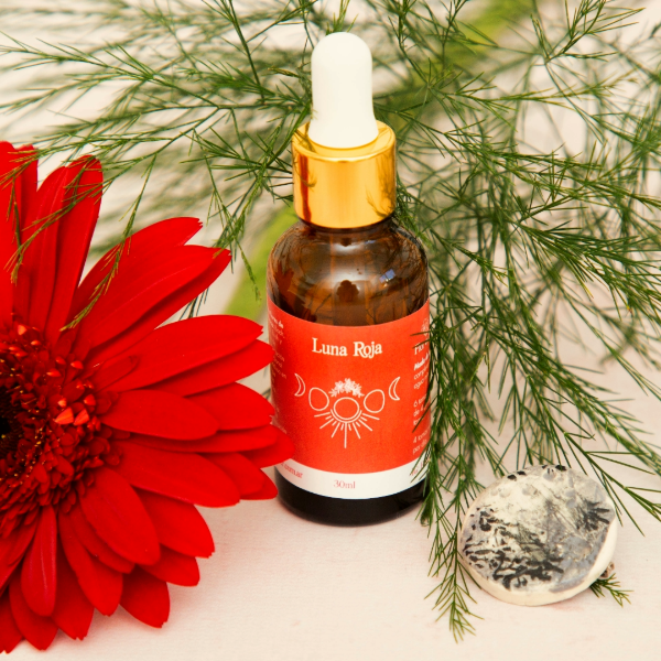 Producto - Luna Roja - Poción Floral para la sanación del Útero
