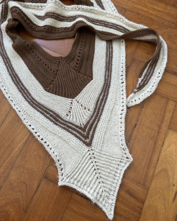 Producto - Shawl Entrelazos (patrón)