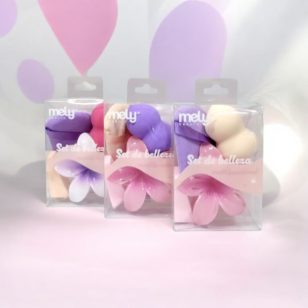 Producto - SET DE BROCHE HAWAIANO + ESPONJA - MELY