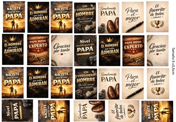 Producto - LAMINA FELIZ DIA PAPA 10 CHOCOLINA