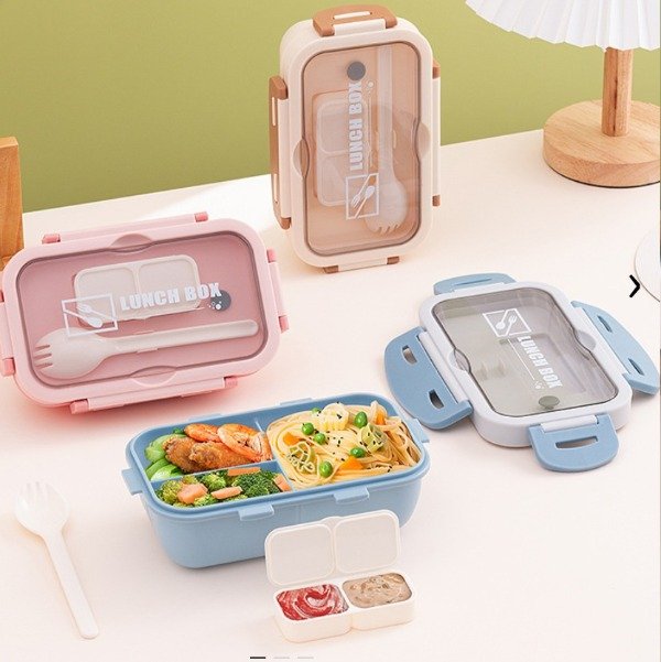 Producto - Linchera box con divisiones cubiertos y salsera!