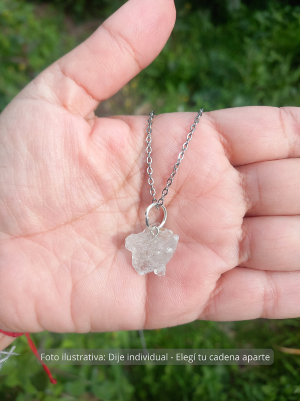 Producto - Dije Cuarzo Cristal - Tesoro en Bruto