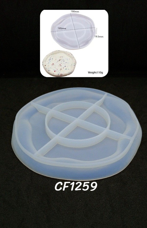 Producto - BANDEJA REDONDA BORDE IRREGULAR - CF1259