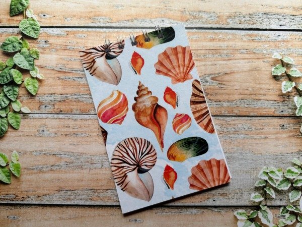 Producto - Anotador tamaño A6 - Caracolas