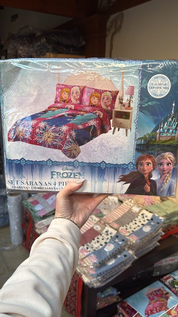 Producto - Sábanas Infantiles Frozen 4 piezas