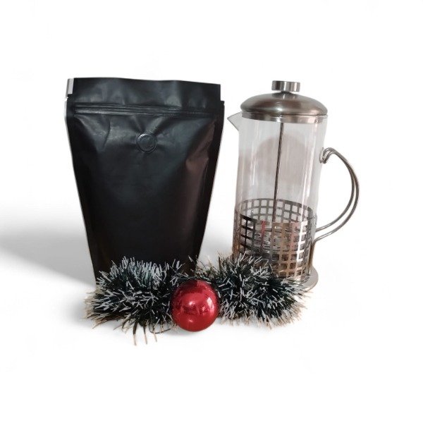 Producto - Promo Fiestas, Cafetera Prensa francesa 1lt + 250gr de café de especialidad