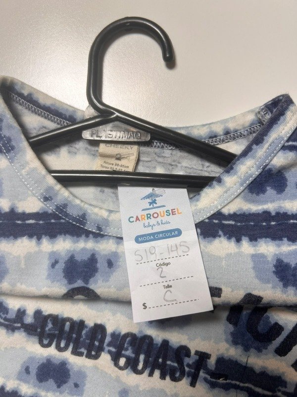 Producto - Remera celeste estampada Long Beach Cheeky - 4