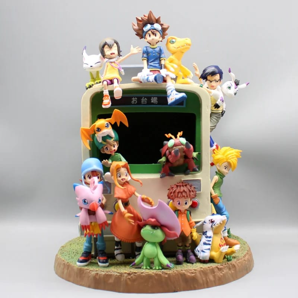 Producto - Diorama Tren Niños Elegidos - Digimon (34cm)