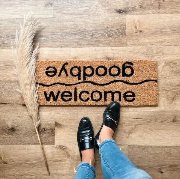 Producto - Felpudo hola y chau