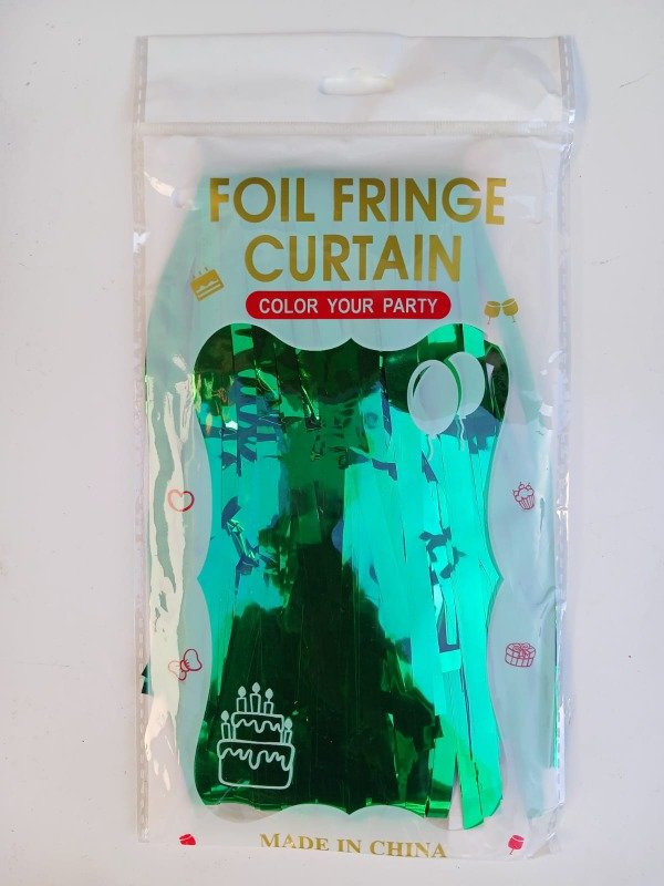 Producto - Cortina Metalizada Verde