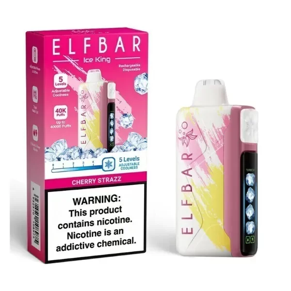 Producto - Cherry Strazz - ELFBAR NIC KING - 40.000 Puffs