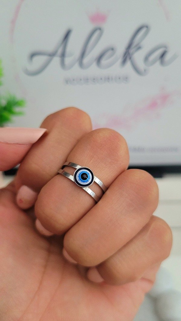 Producto - Anillo ojo turco de acero quirúrgico