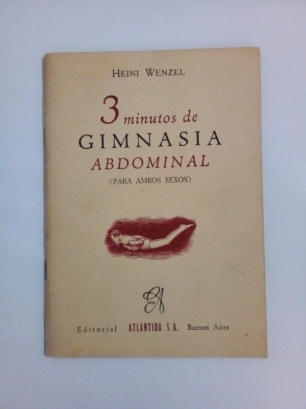 Producto - 3 minutos de gimnasia abdominal - Heini Wenzel - Atlántida 1952