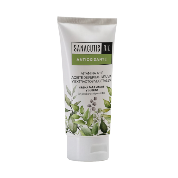 Producto - SANACUTIS CREMA PARA MANOS Y CUERPO ANTIOXIDANTE 85 CC