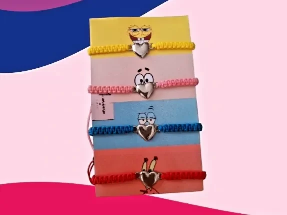 Producto - Pulseras bob esponja x4