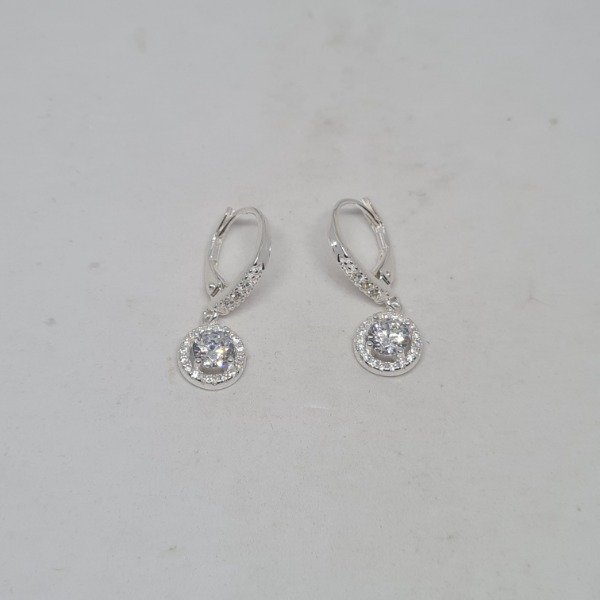 Producto - Aros brisura con piedra - 0