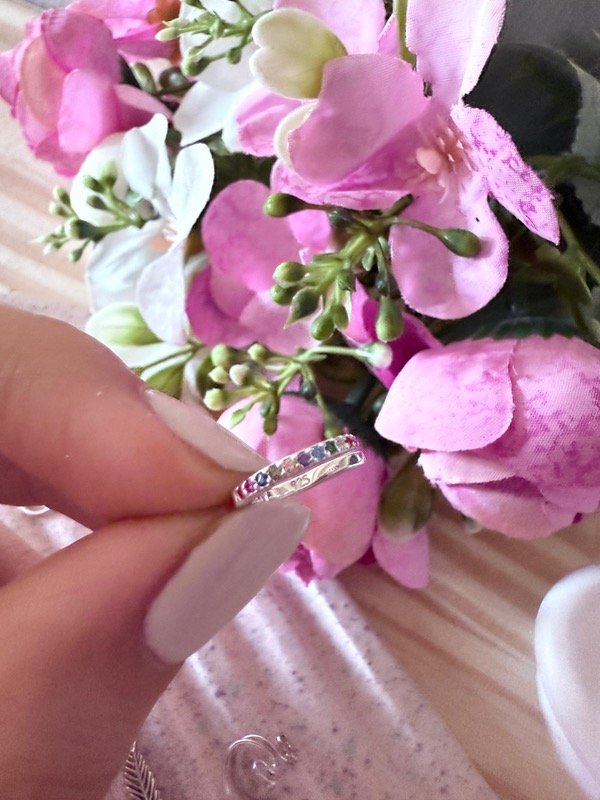 Producto - Aro cuff con cubic de colores