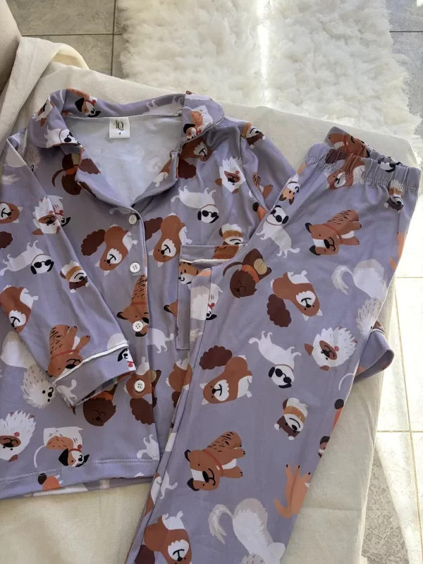 Producto - Pijama camisero niños PERRITOS - COD 1432