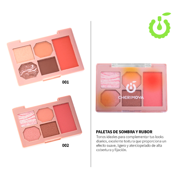 Producto - PELTA 2 EN 1 SOMBRA+ RUBOR CHERIMOYA