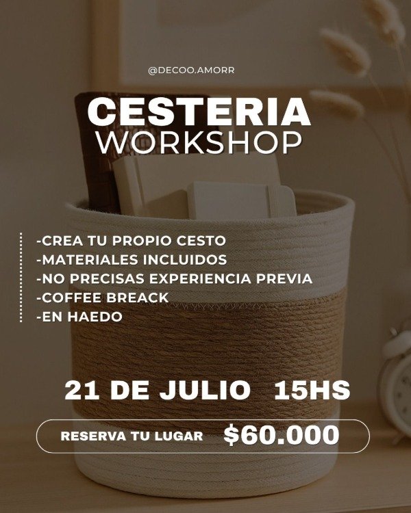 Producto - CESTERIA 21/7