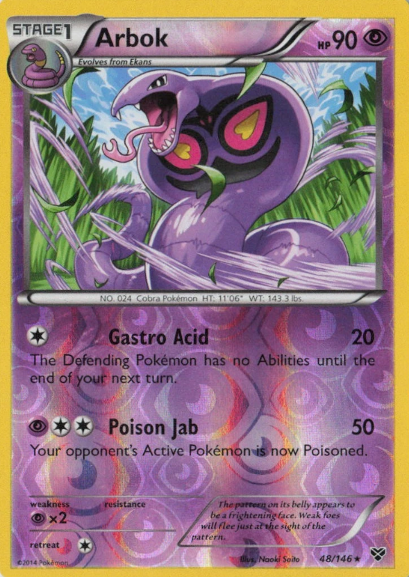 Producto - Arbok - 48/146 - XY Base - Reverse Holo
