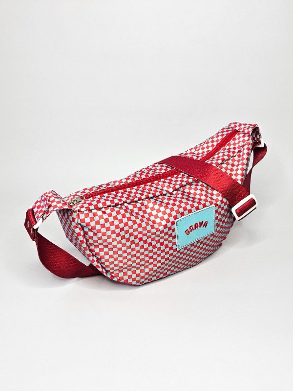 Producto - Shoulder bag damero rojo