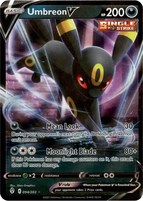 Producto - Umbreon V - 094/203 - Evolving Skies - Holo