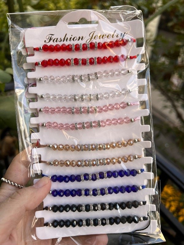 Producto - Tira de pulseras de hilo varios colores