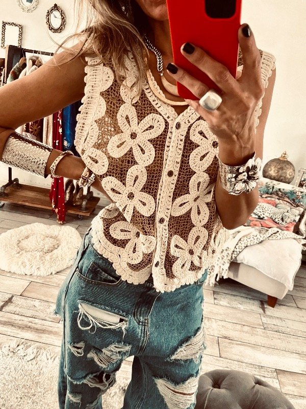 Producto - Musculosa chaleco margarita - 0