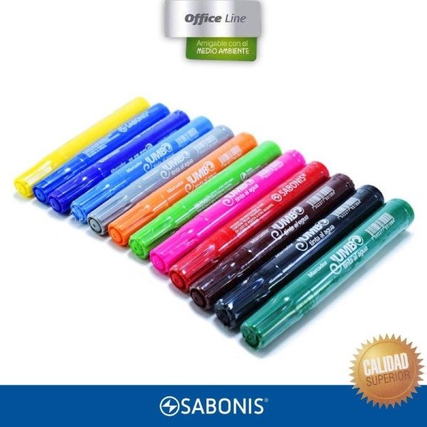 Producto - MARCADORES SABONIS JUMBO X 12