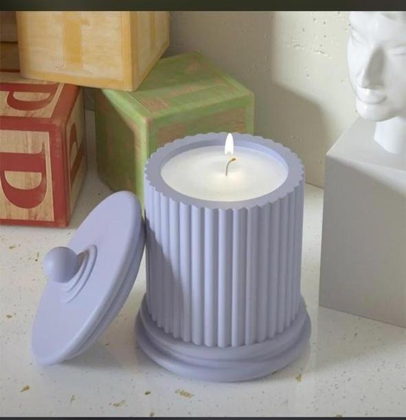 Producto - Molde Contenedor Rayado con Tapa