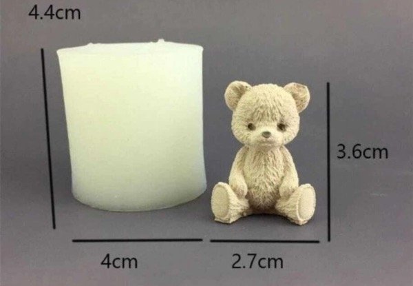 Producto - MOLDE SILICONA MINI OSITO TEDDY